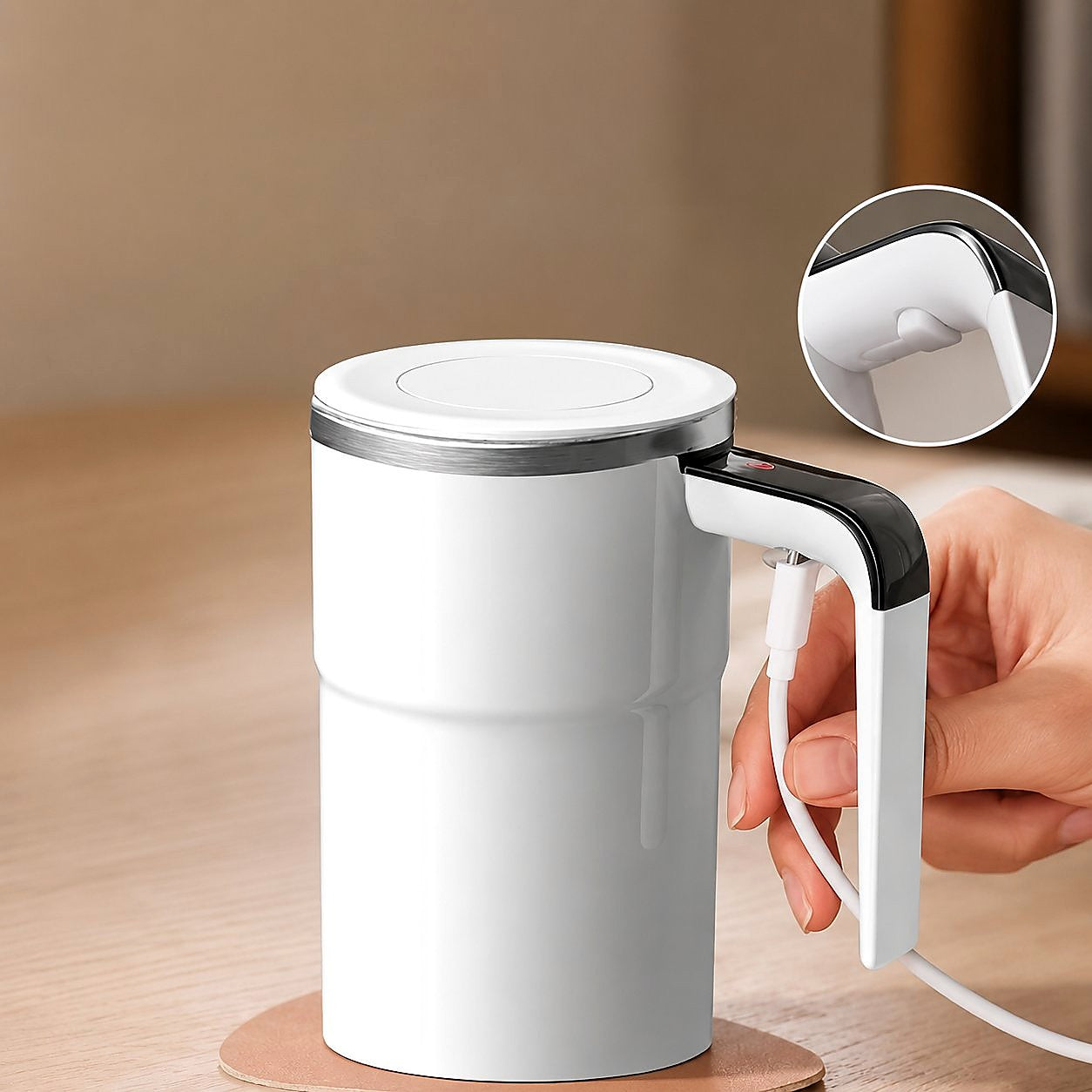 Smart Mug Mixer — Self-Stirring Coffee Cup